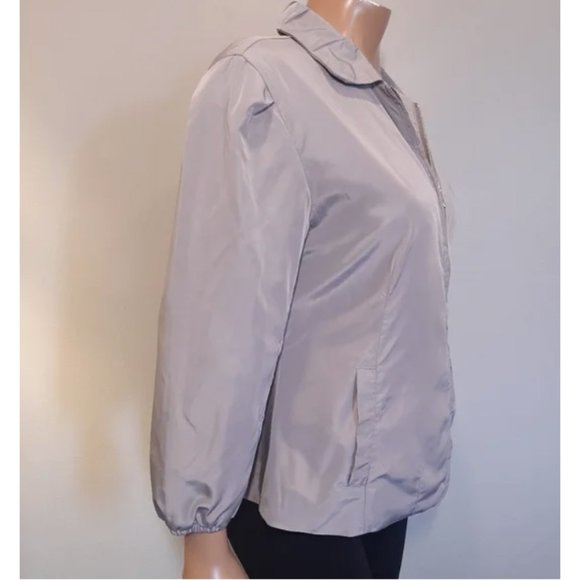 Lightweight Cropped Balloon Sleeve Jacket - Picture 7 of 16